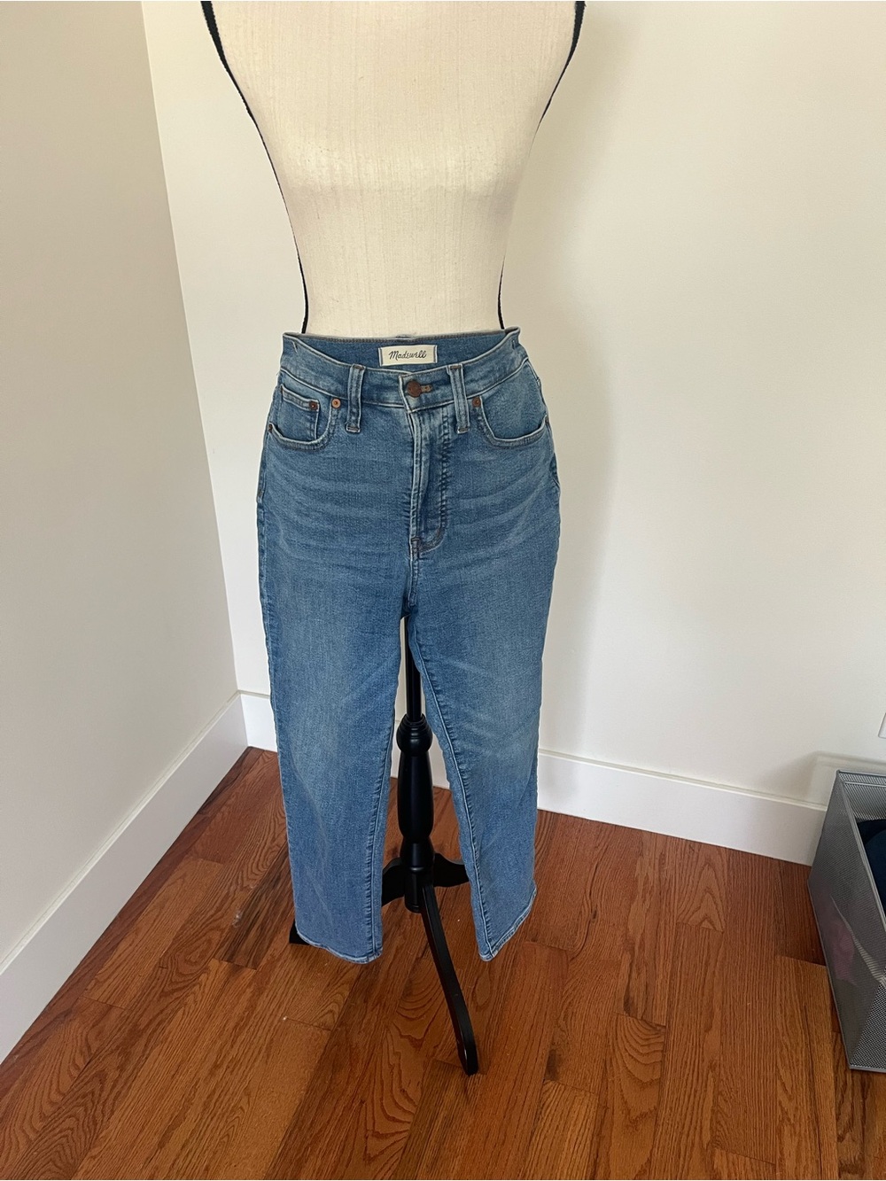 Madewell High-Rise The Perfect Vintage Jean Crop - Blue
